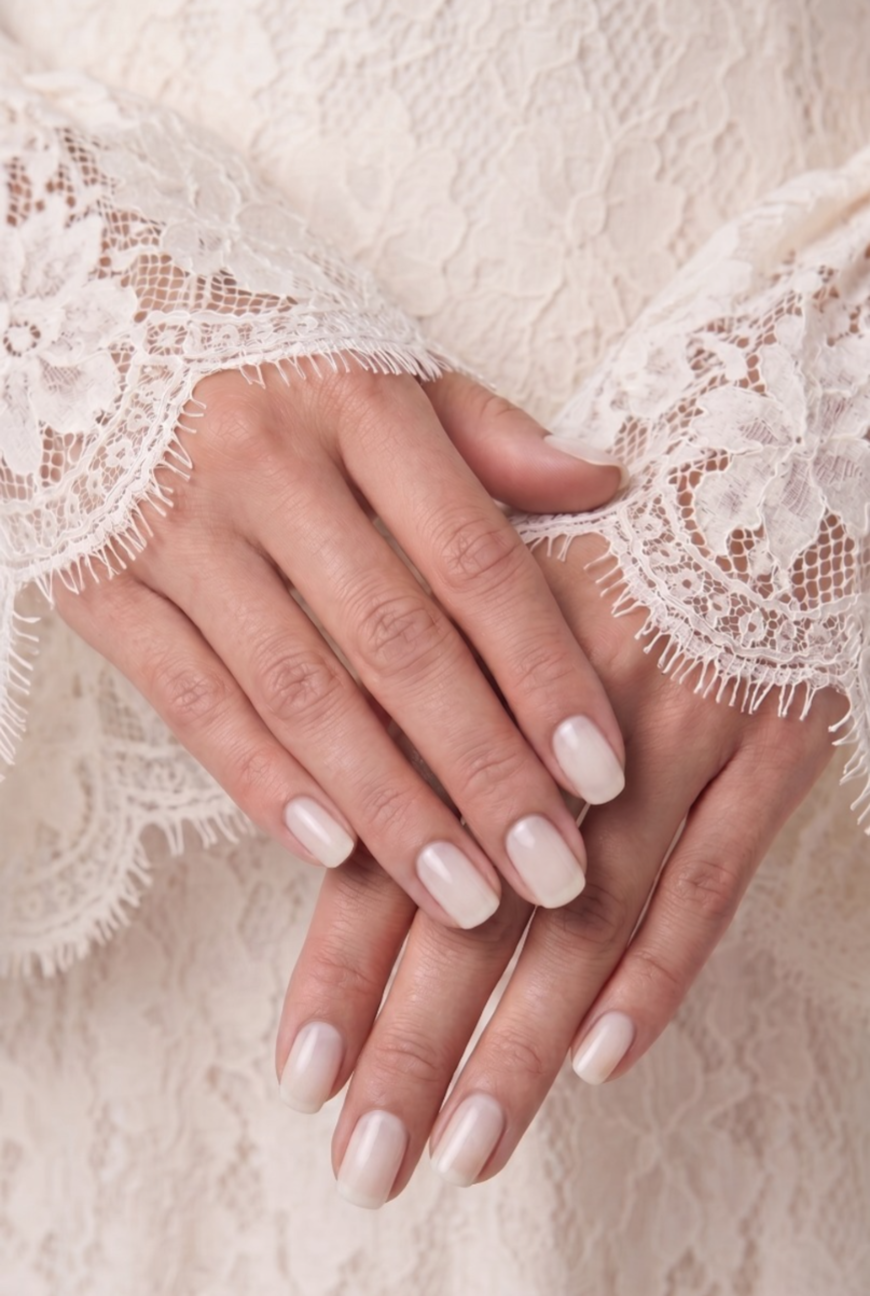 Ivory Lace High-Neck Maxi Dress