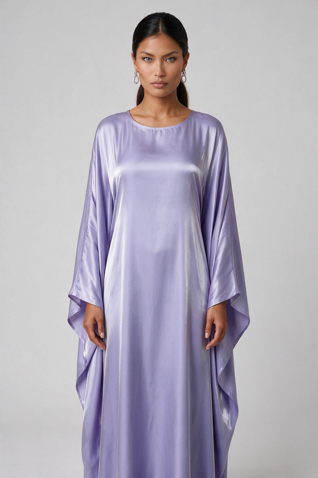 Butterfly Abaya - Lavender Wrap Dress