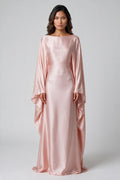 Butterfly Abaya - Blush Pink Wrap Dress