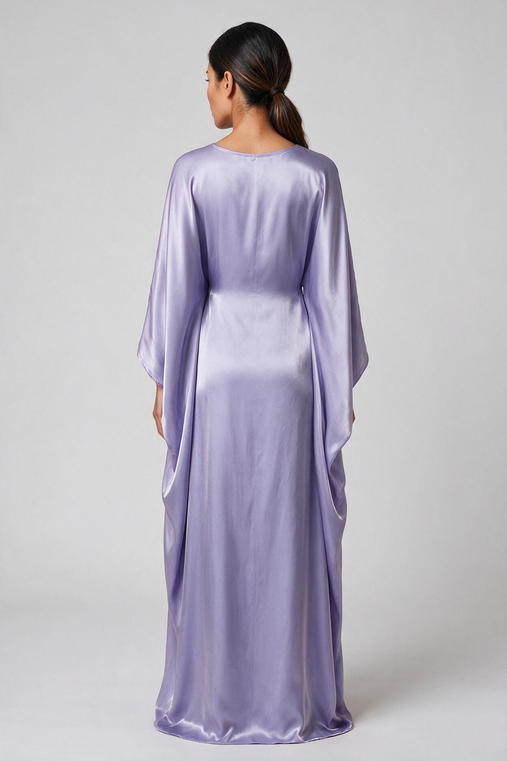 Butterfly Abaya - Lavender Wrap Dress